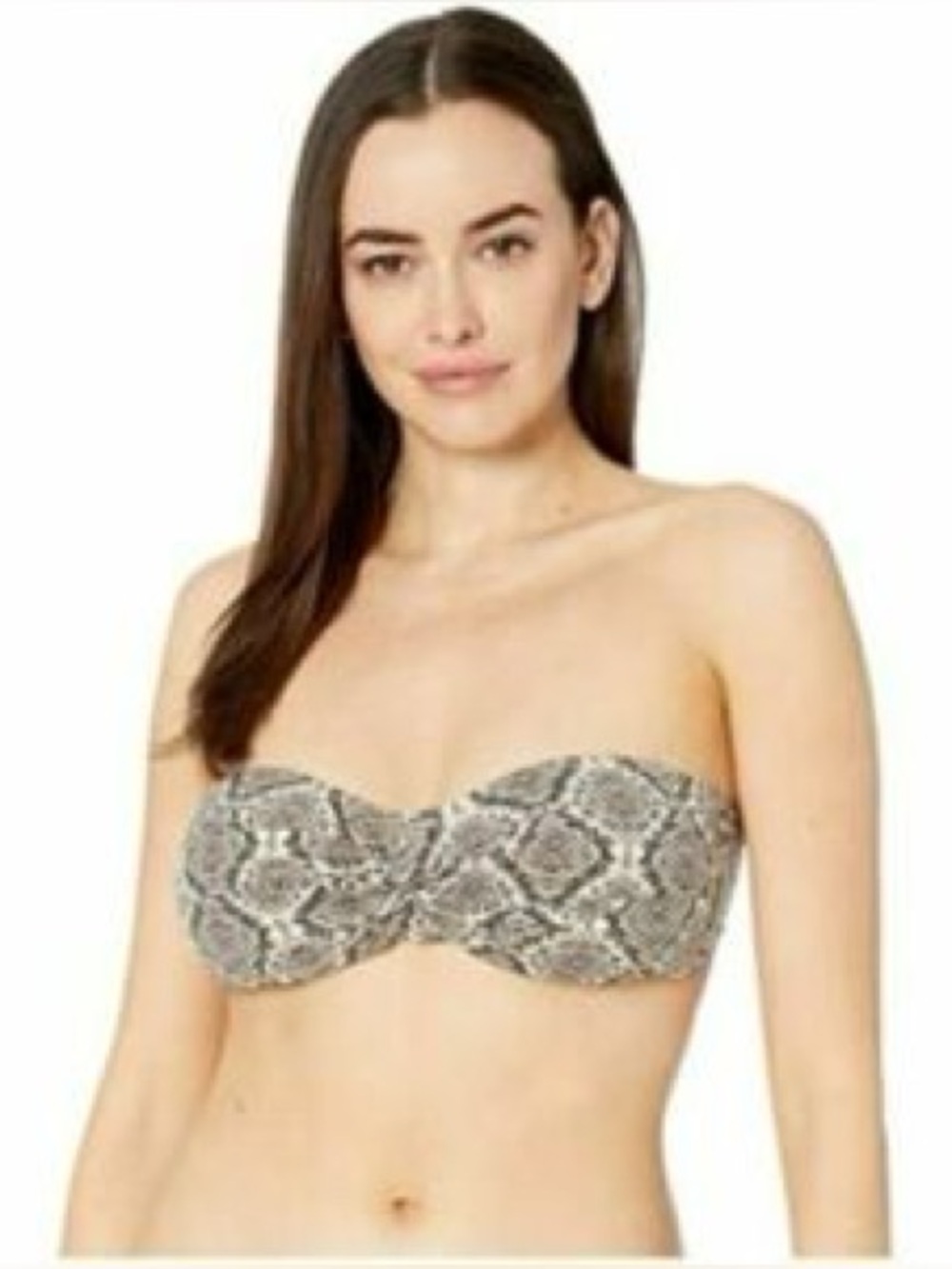 Tommy Bahama Desert Python bandeau bikini top - Small - NWOT